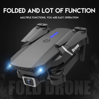 E88 Pro Foldable Quadcopter Drone - WIFI FPV, HD 4K Camera, Altitude Hold